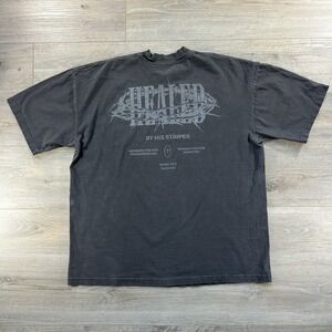 LA Apparel Men's XL Healed Jesus Faded Tee Skate By His Stripes Isaiah 53:5